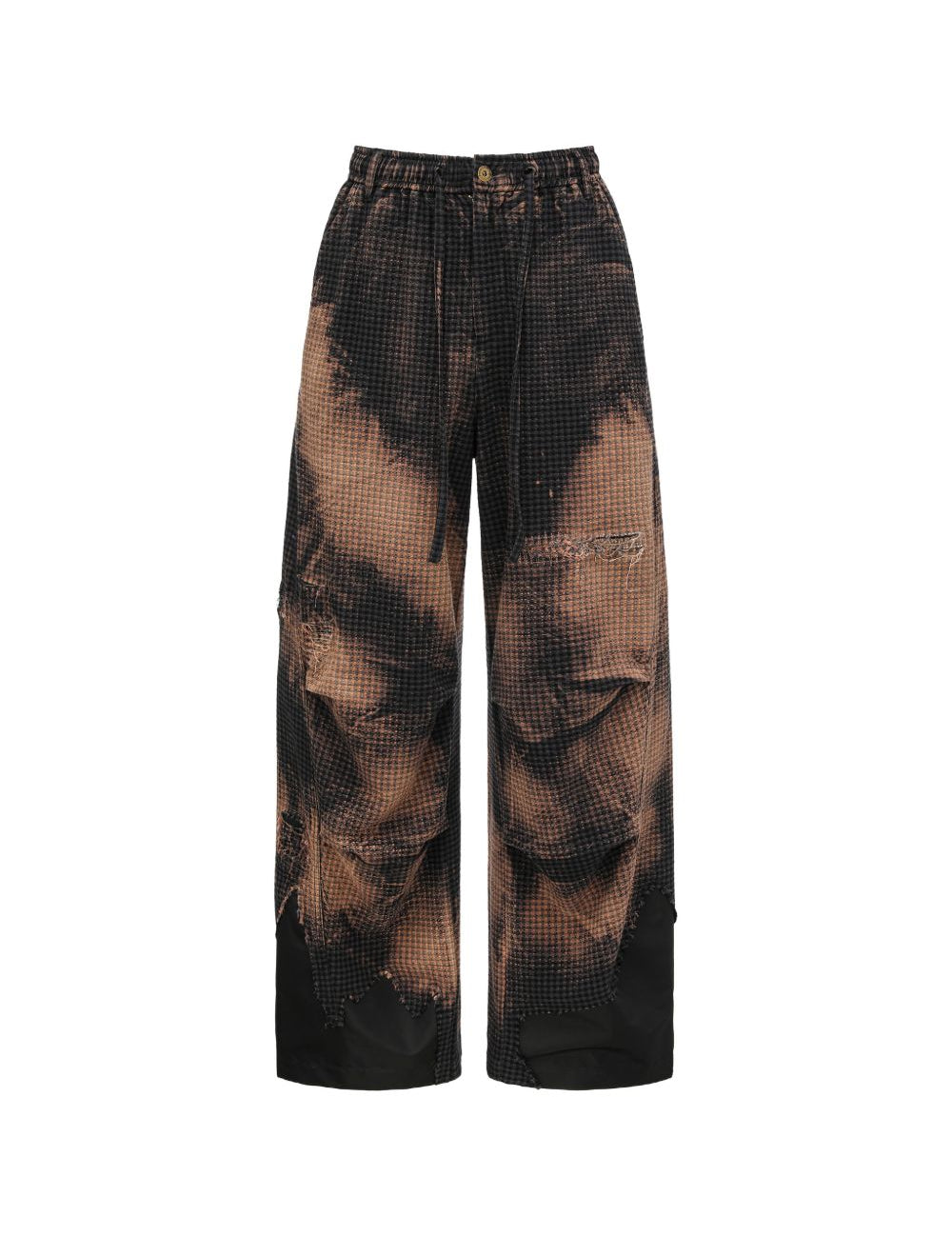 Pantaloni con coulisse e stampa tie-dye multicolore Feng chen wang - uomo 