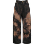 Pantaloni con coulisse e stampa tie-dye multicolore Feng chen wang - uomo 