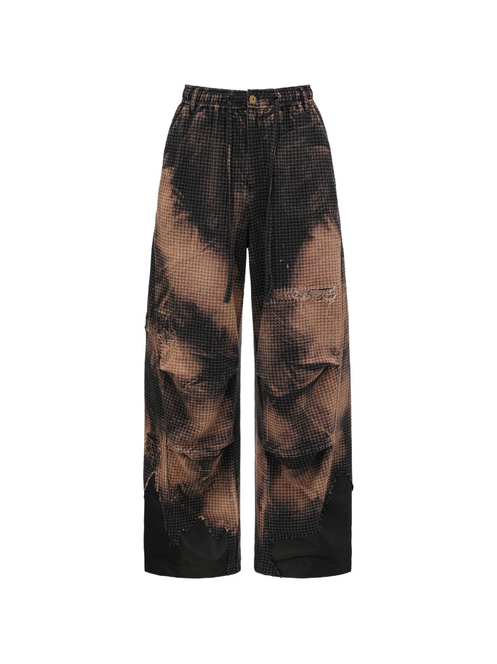 Pantaloni con coulisse e stampa tie-dye multicolore Feng chen wang - uomo 