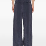Pantaloni con coulisse in blu Feng chen wang - uomo 