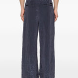Pantaloni con coulisse in blu Feng chen wang - uomo 
