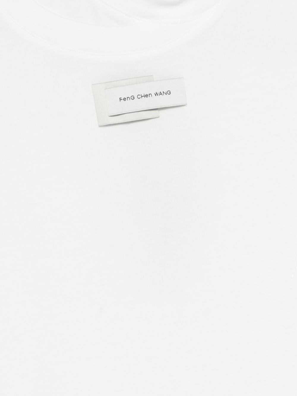 Canotta con logo in bianco Feng chen wang - uomo 