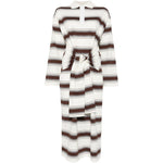 Abito a righe con colletto in bianco Feng Chen Wang - donna 