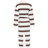 Abito a righe con colletto in bianco Feng Chen Wang - donna 