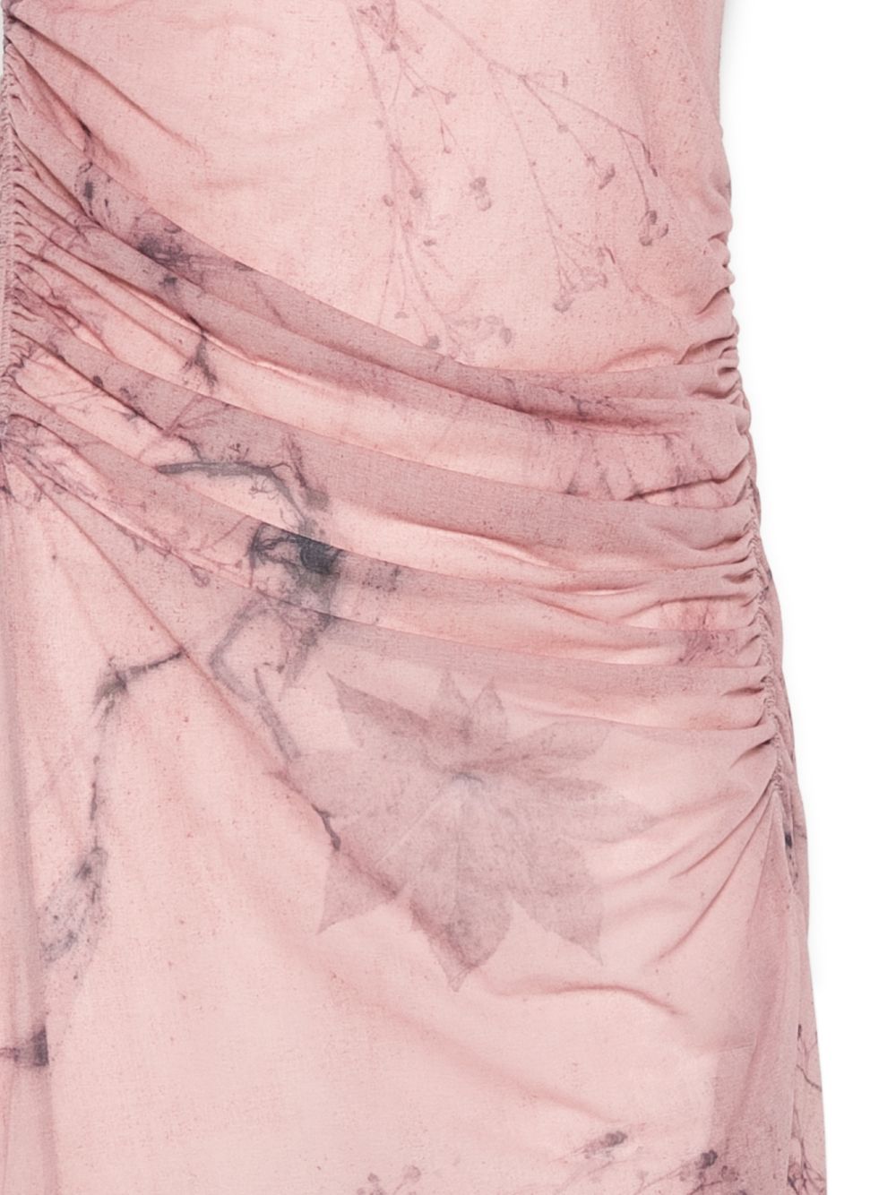 Abito midi asimmetrico in rosa Feng Chen Wang - donna 