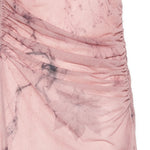 Abito midi asimmetrico in rosa Feng Chen Wang - donna 
