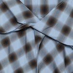Abito midi con balze in azzurro e nero Feng Chen Wang - donna 