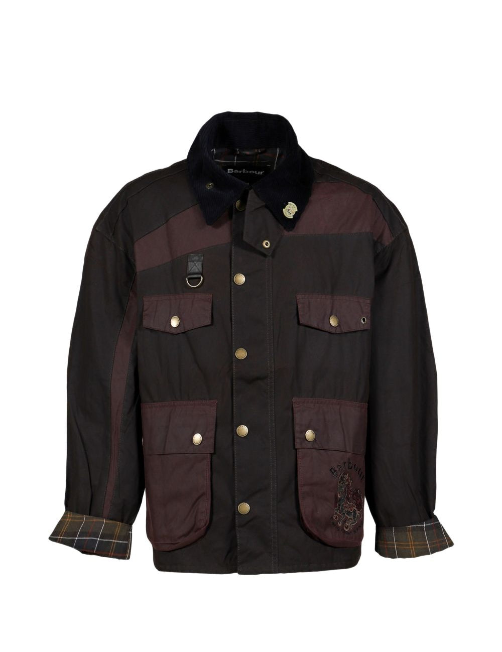 Giacca con tasche in viola Feng Chen Wang x Barbour - uomo 