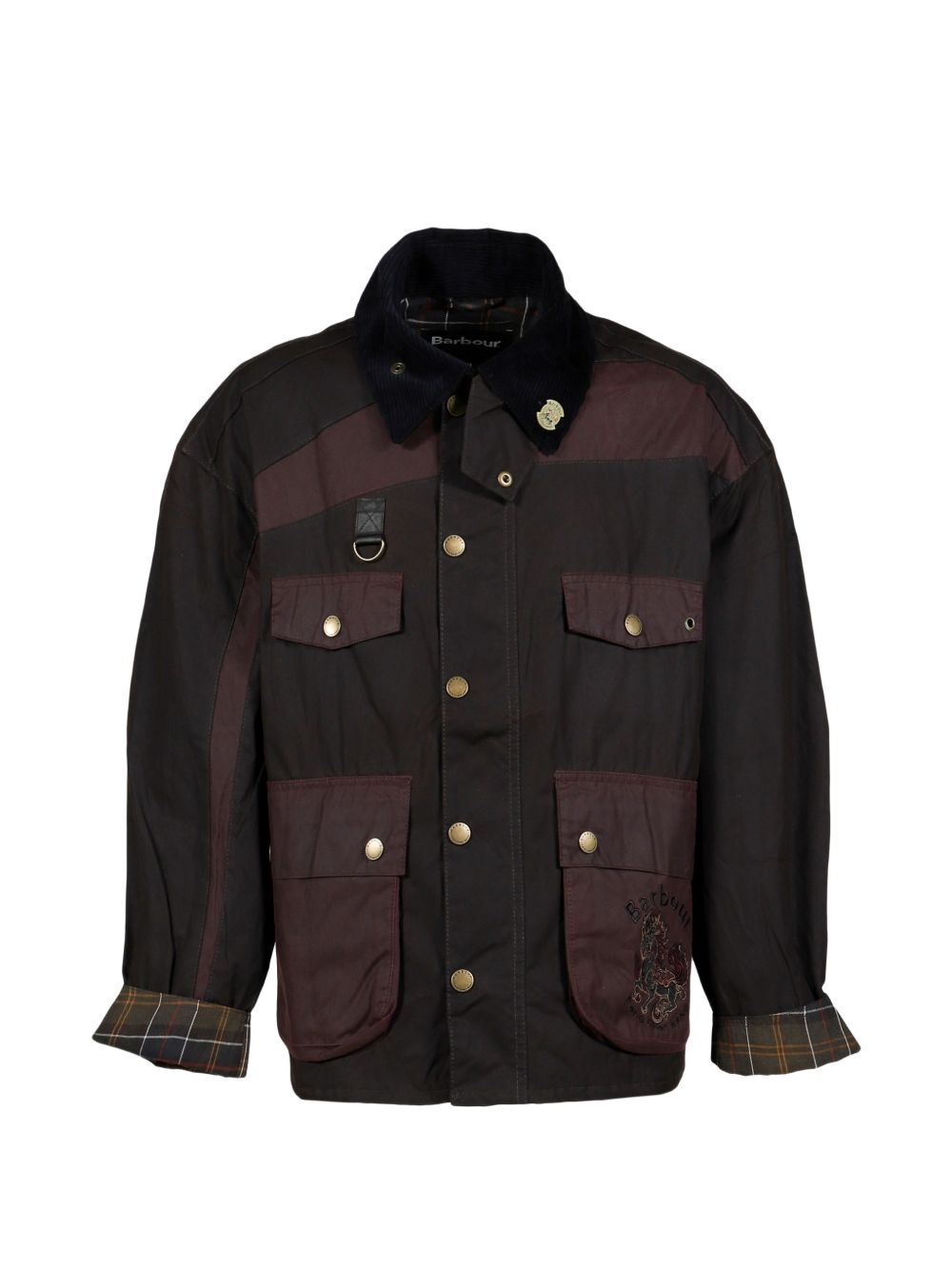 Giacca con tasche in viola Feng Chen Wang x Barbour - uomo 