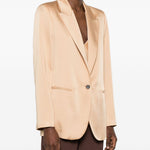 Blazer monopetto in beige Forte Forte - donna 