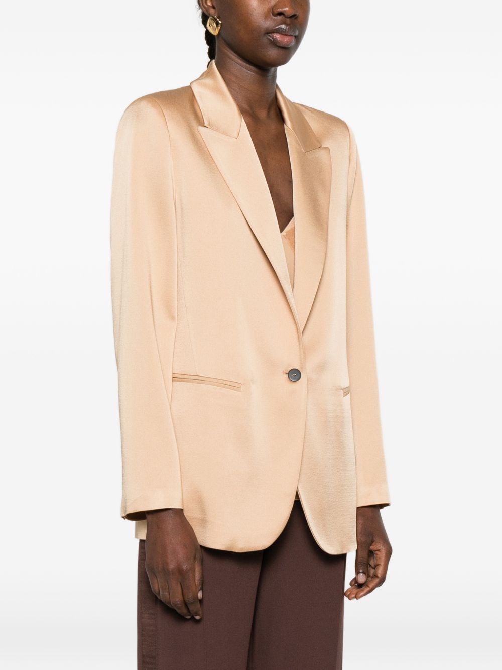 Blazer monopetto in beige Forte Forte - donna 