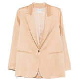 Blazer monopetto in beige Forte Forte - donna 