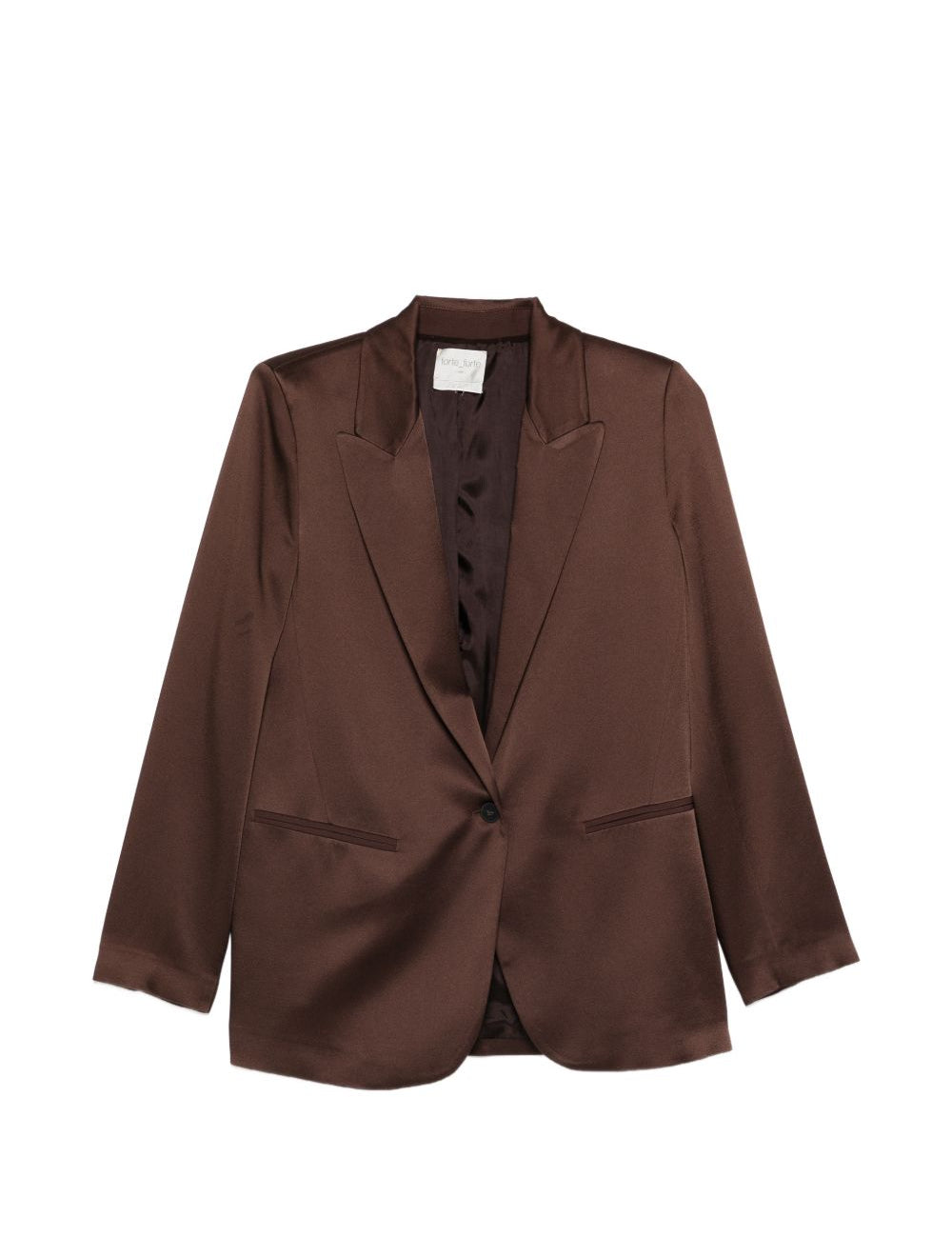 Giacca monopetto in marrone Forte forte - donna 