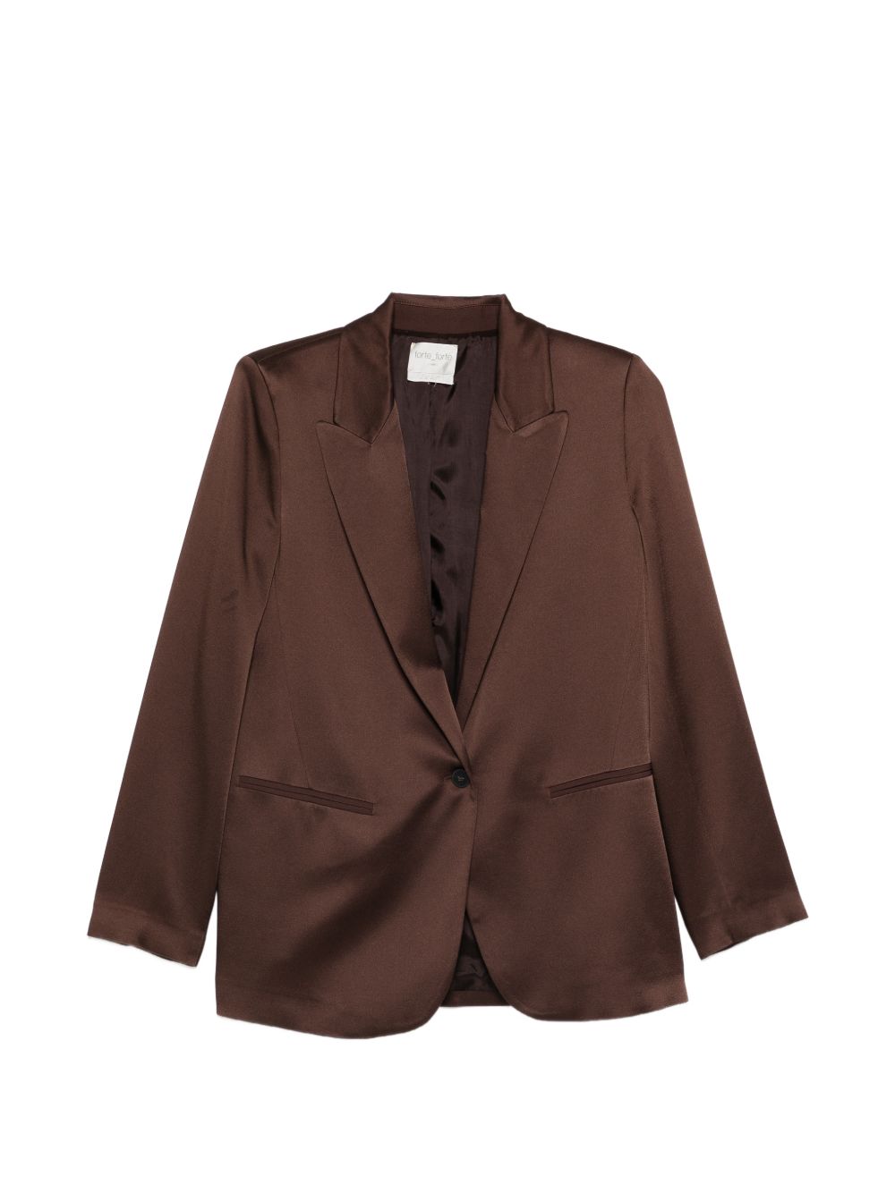 Giacca monopetto in marrone Forte forte - donna 