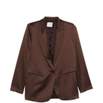 Giacca monopetto in marrone Forte forte - donna 