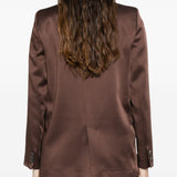 Giacca monopetto in marrone Forte forte - donna 
