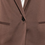 Giacca monopetto in marrone Forte forte - donna 