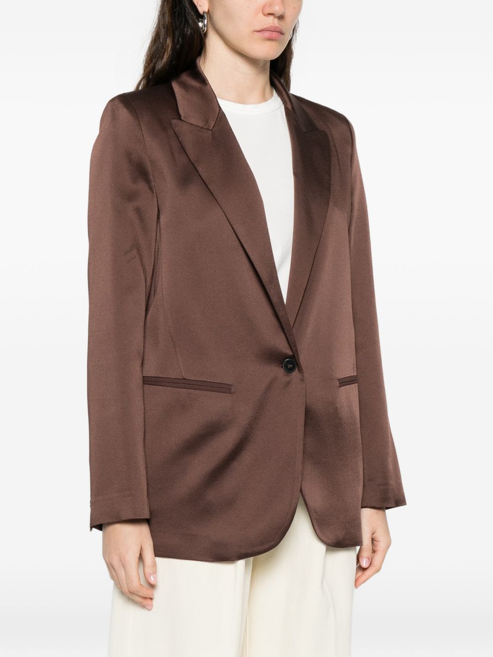 Giacca monopetto in marrone Forte forte - donna 