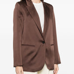 Giacca monopetto in marrone Forte forte - donna 