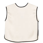 Top con bordo a contrasto in avorio Forte Forte - donna 