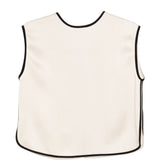 Top con bordo a contrasto in avorio Forte Forte - donna 