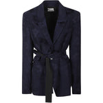 Giacca jacquard in blu Forte Forte - donna 
