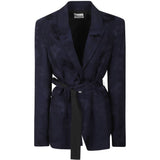 Giacca jacquard in blu Forte Forte - donna 