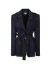 Forte Forte blue jacquard jacket - women