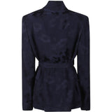 Giacca jacquard in blu Forte Forte - donna 