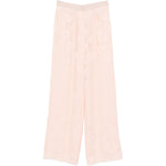 Pantaloni stampa jacquard in rosa Forte Forte - donna 