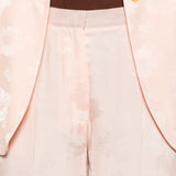 Pantaloni stampa jacquard in rosa Forte Forte - donna 