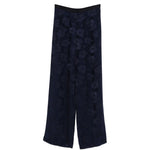 Pantaloni floreali jacquard in blu Forte forte - donna 