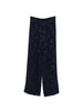 Forte forte women's jacquard floral trousers in blue