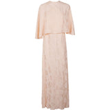 Abito lungo jacquard in rosa Forte Forte - donna 