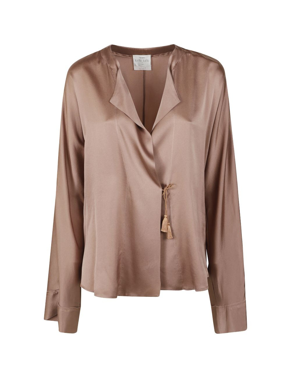 Blusa in seta shiny in beige Forte Forte - donna 