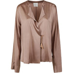 Blusa in seta shiny in beige Forte Forte - donna 