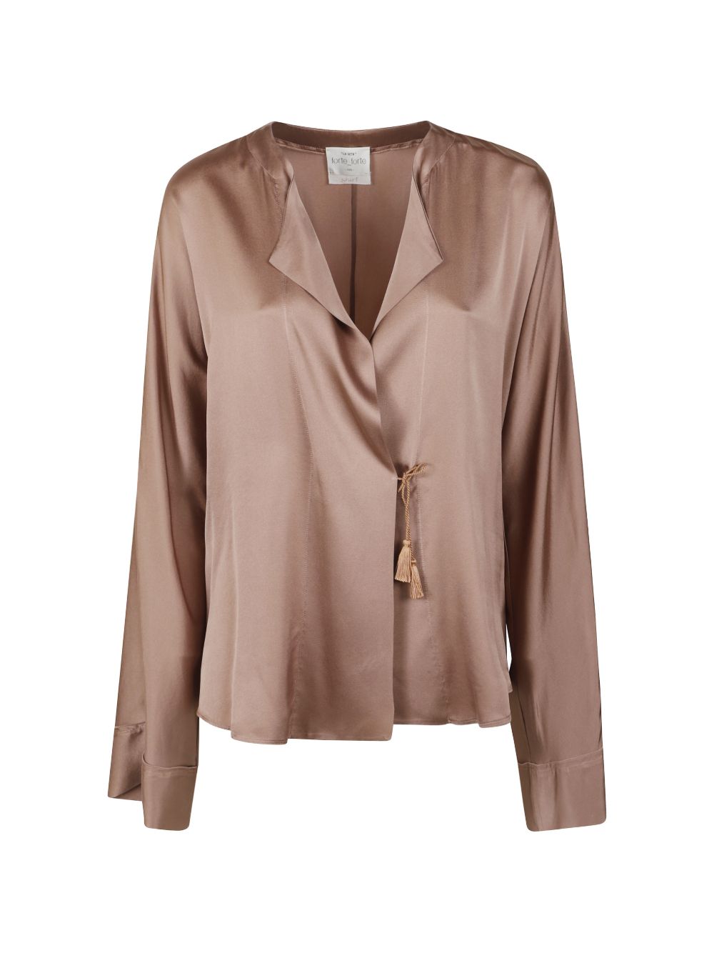 Blusa in seta shiny in beige Forte Forte - donna 