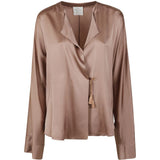 Blusa in seta shiny in beige Forte Forte - donna 