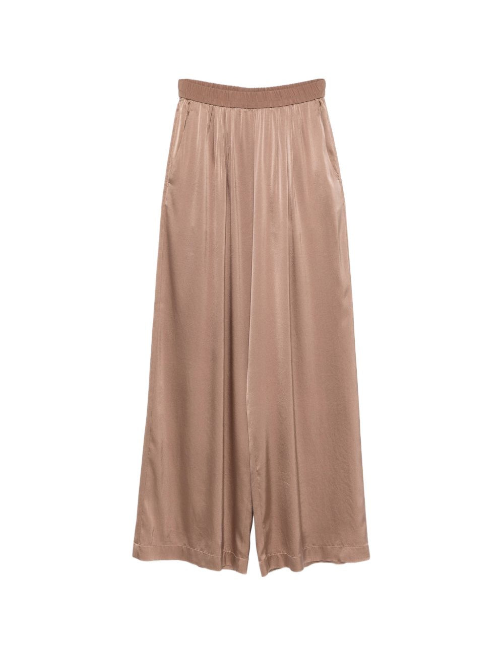 Pantaloni gamba ampia in beige Forte Forte - donna 