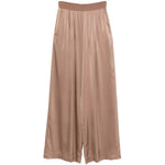 Pantaloni gamba ampia in beige Forte Forte - donna 