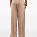 Pantaloni gamba ampia in beige Forte Forte - donna 