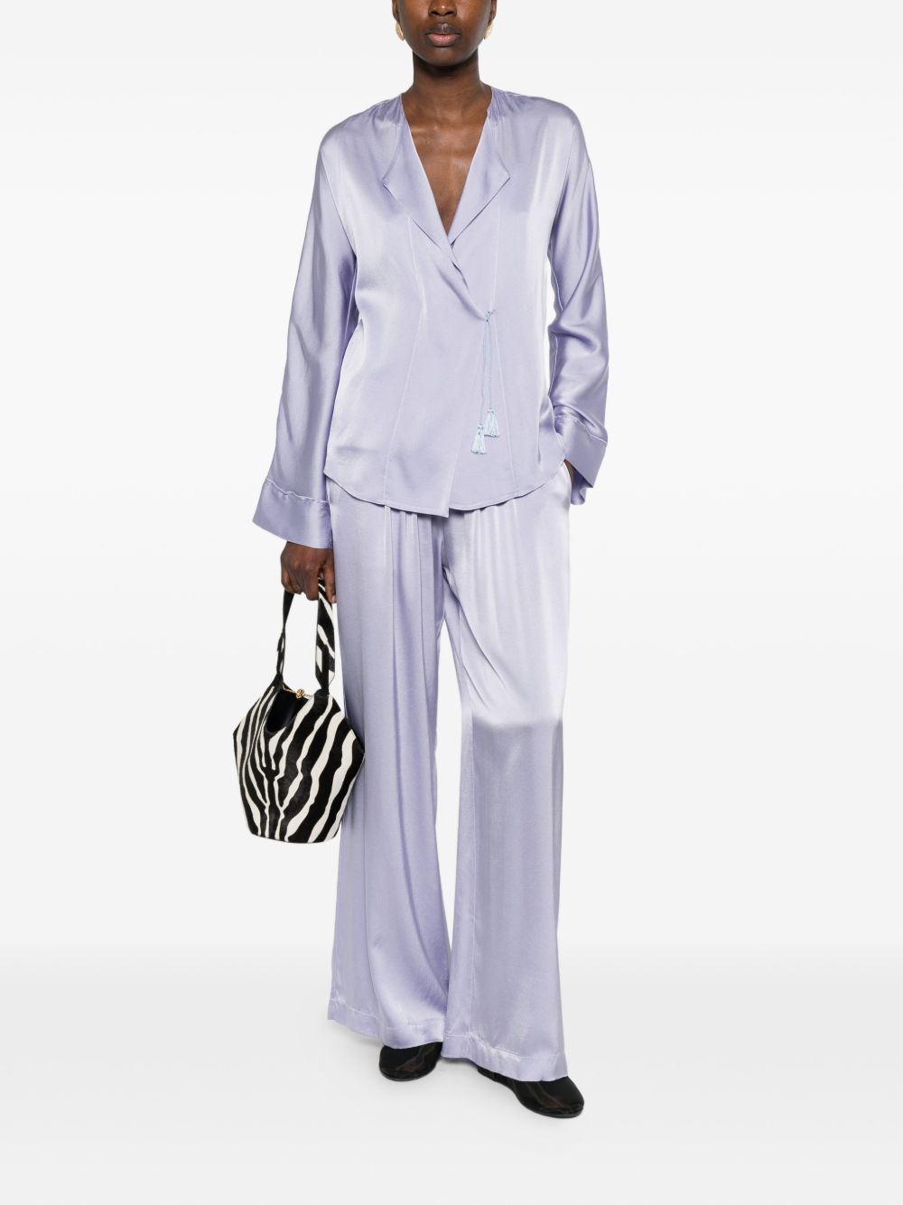 Pantaloni in lilla Forte Forte - donna 