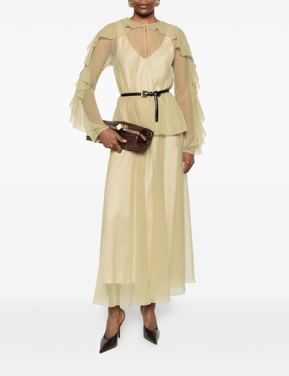 Blusa con ruches in beige Forte Forte - donna 