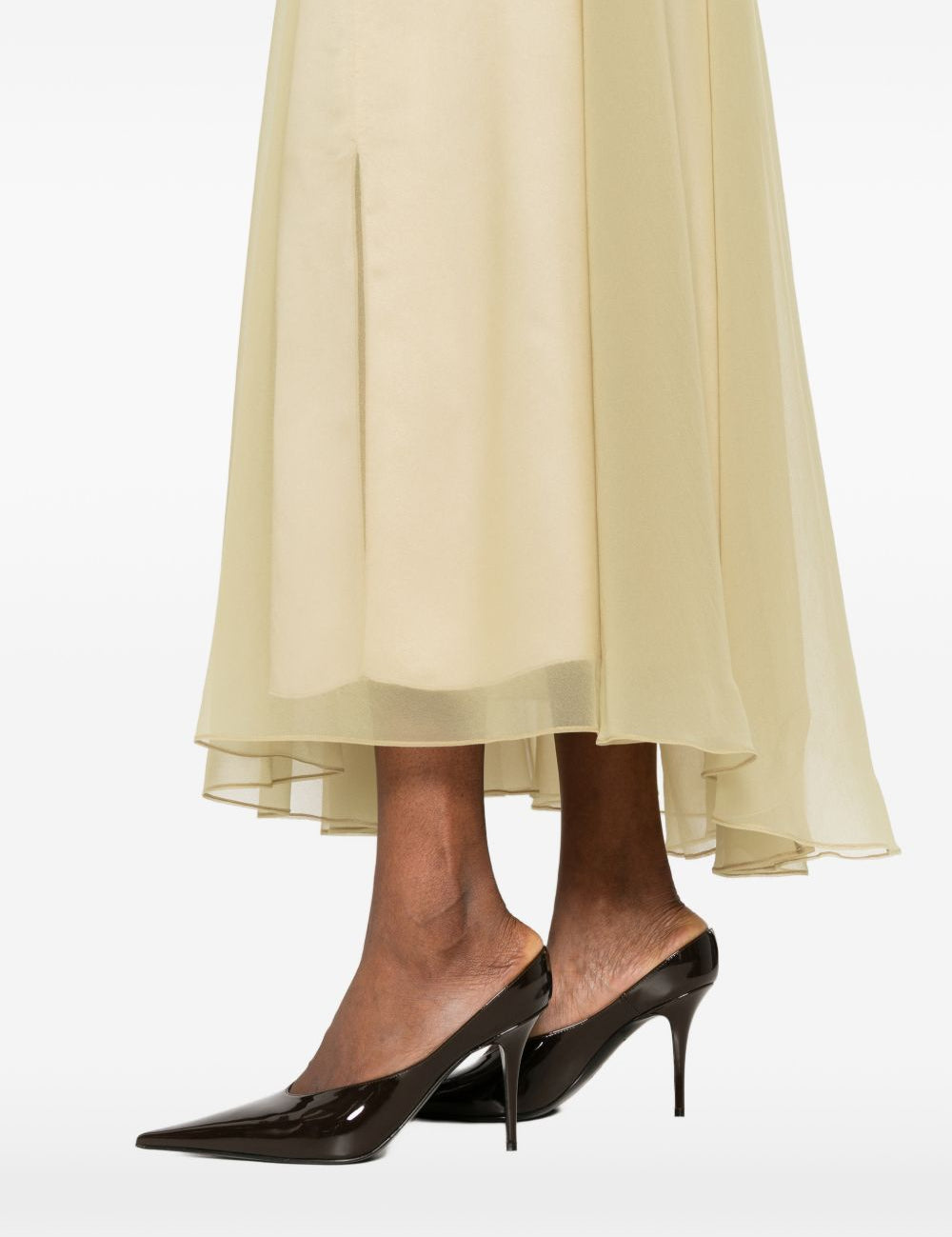 Gonna midi a strati in beige Forte Forte - donna 