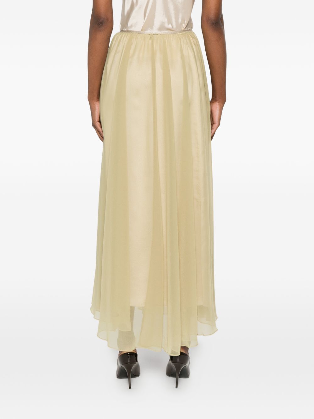 Gonna midi a strati in beige Forte Forte - donna 