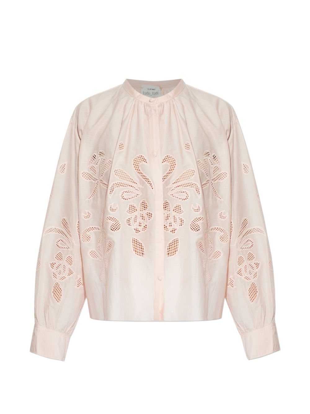 Blusa  ricamata in rosa 