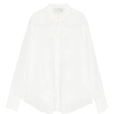 Camicia a maniche lunghe in bianco 
