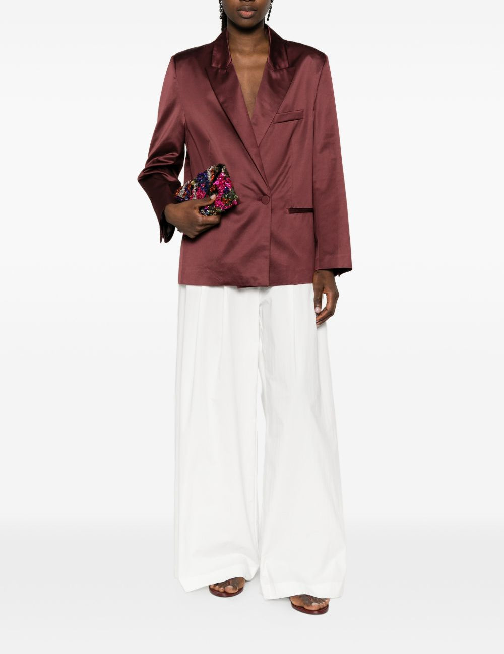 Blazer doppio petto in rosso Forte forte - donna 