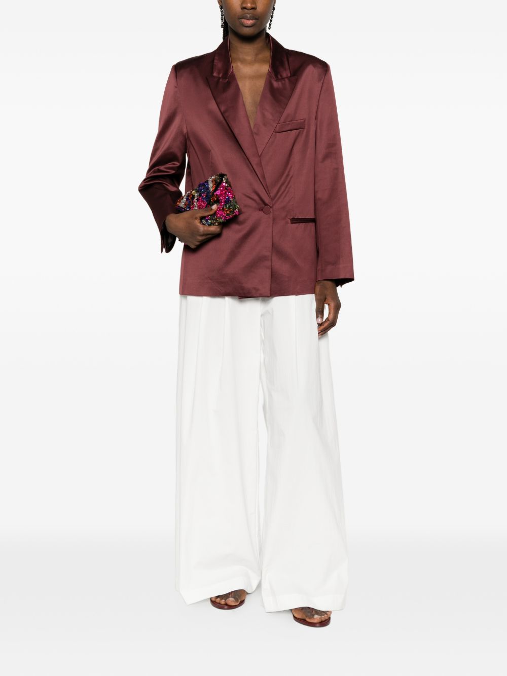 Blazer doppio petto in rosso Forte forte - donna 