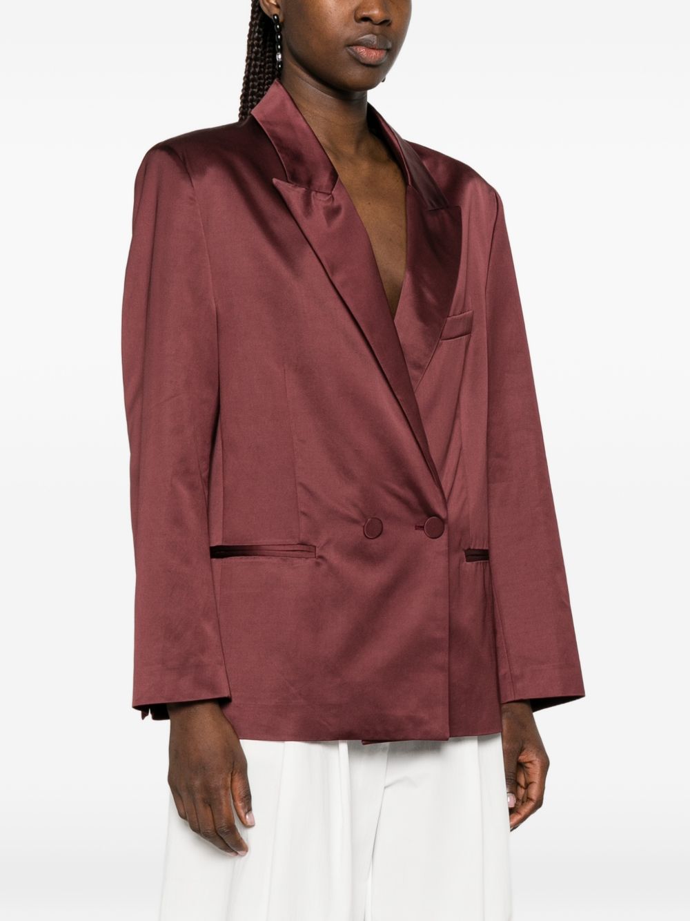 Blazer doppio petto in rosso Forte forte - donna 